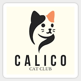 Calico Cat Club Sticker